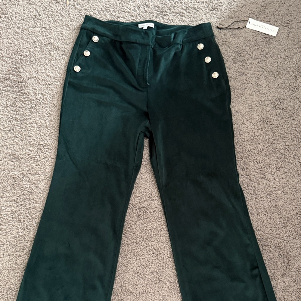 Elegant Green Flare Pants